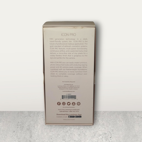 Luminous Air Icon Pro Multi-Speed Airbrush System & Airbrush Cosmetics - Picture 3 of 11